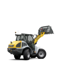 The Kramer wheel loader 8105 in a studio.