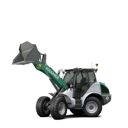 The Kramer wheel loader KL41.8 in a studio.