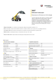 Scheda informativa sul prodotto 3007