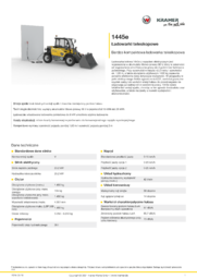 Karta informacyjna produktu 1445e