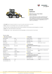 Produktinformationsblad 8105