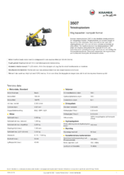 Produktinformationsblad 3507