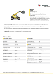 Produkt-Informations-Blatt 4007