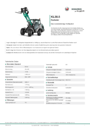 Produkt-Informations-Blatt KL38.5