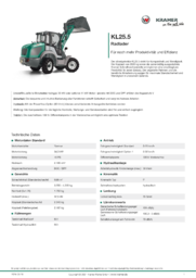 Produkt-Informations-Blatt KL25.5