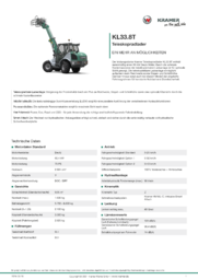 Produkt-Informations-Blatt KL33.8T