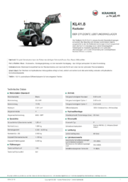 Produkt-Informations-Blatt KL41.8