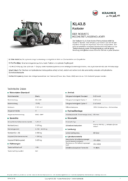 Produkt-Informations-Blatt KL43.8