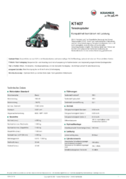 Produkt-Informations-Blatt KT407