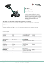 Produkt-Informations-Blatt KL55.8T