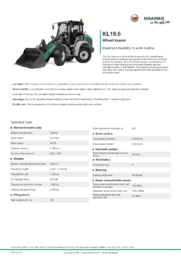 PI Sheet KL19.5