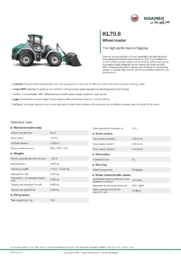 PI Sheet KL70.8