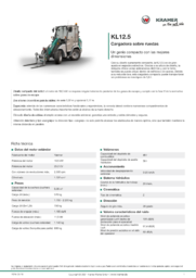 Hoja de información del producto KL12.5
