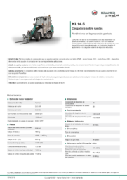 Hoja de información del producto KL14.5