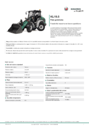 Scheda informativa sul prodotto KL19.5
