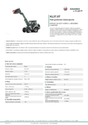 Scheda informativa sul prodotto KL37.8T