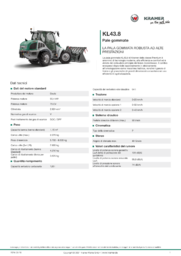 Scheda informativa sul prodotto KL43.8