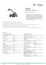 Scheda informativa sul prodotto KT307
