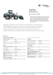 Scheda informativa sul prodotto KL70.8