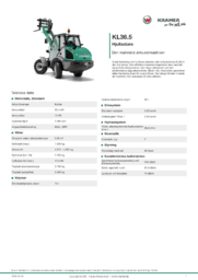 Produktinformationsblad KL36.5