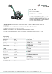 Produktinformationsblad KL33.8T