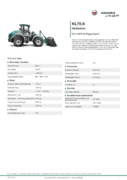 Produktinformationsblad KL70.8