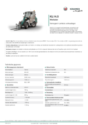 Productinformatieblad KL14.5