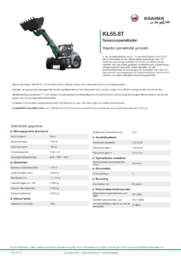 Productinformatieblad KL55.8T