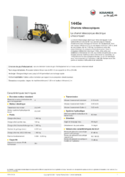 Fiche d’information produit 1445e