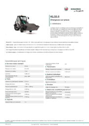 Fiche d’information produit KL33.5