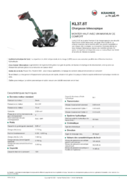 Fiche d’information produit KL37.8T