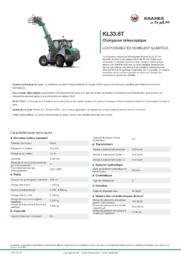 Fiche d’information produit KL33.8T