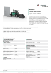 Fiche d’information produit KT144e