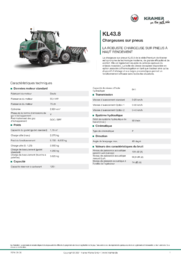 Fiche d’information produit KL43.8