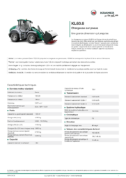 Fiche d’information produit KL60.8