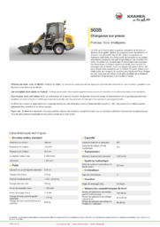 Fiche d’information produit 5035