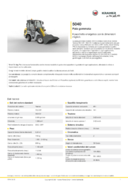 Scheda informativa sul prodotto 5040