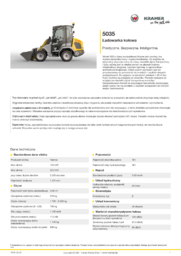 Karta informacyjna produktu 5035