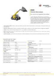 Fiche d’information produit 5509