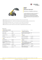 Scheda informativa sul prodotto 5507