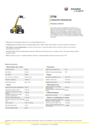 Karta informacyjna produktu 2706