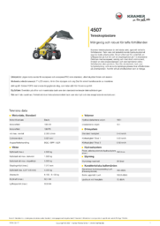 Produktinformationsblad 4507