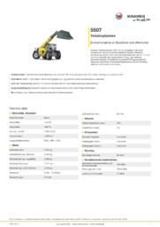 Produktinformationsblad 5507