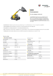 Produktinformationsblad 5509