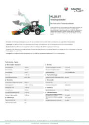 Produkt-Informations-Blatt KL25.5T