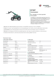 Produkt-Informations-Blatt KT457