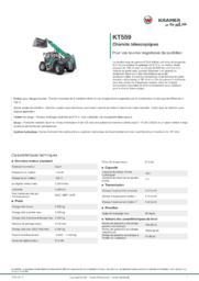 Fiche d’information produit KT559