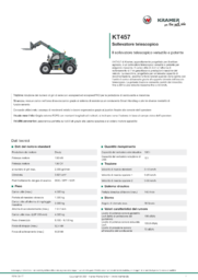 Scheda informativa sul prodotto KT457