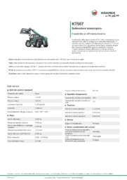 Scheda informativa sul prodotto KT557