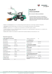 Productinformatieblad KL25.5T